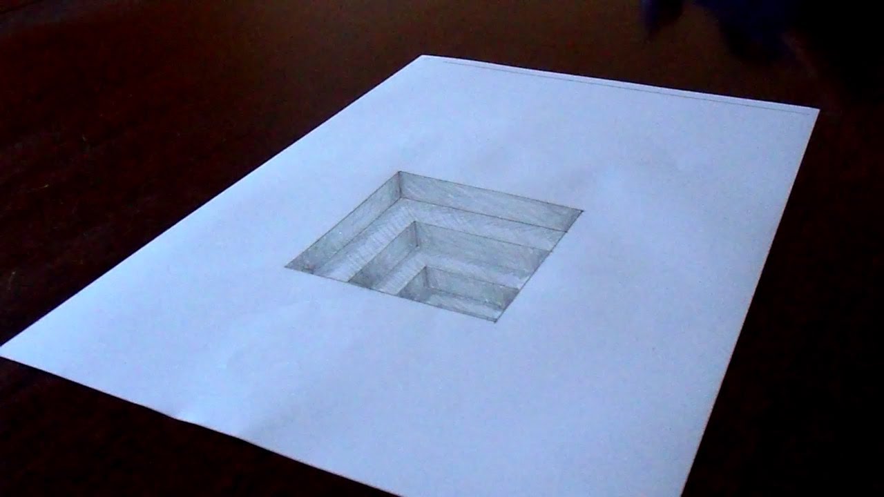 3д на бумаге поэтапно. Объемные рисунки. 3d рисунки карандашом. Объемные оптические иллюзии. Оптические иллюзии карандашом.